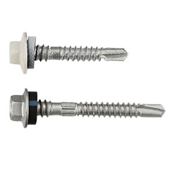 Hex Flange head Double thread Drilling Screw (general use to steel panel to steel material connection)