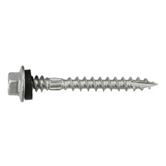 Tornillo Cabeza Hexagonal Flange Doble rosca (la conexión para fijar panel de chapa de acero a material a base de madera)