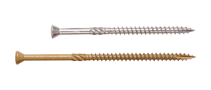 Cabeza ovalada y llevado 4 nervaduras debajo de la cabeza, escariador y rosca dentada (punta SAW)