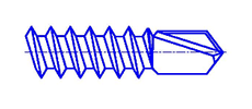 Drill point length from #2~#4