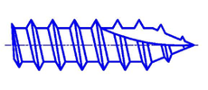 sharp cutting point (type 17)