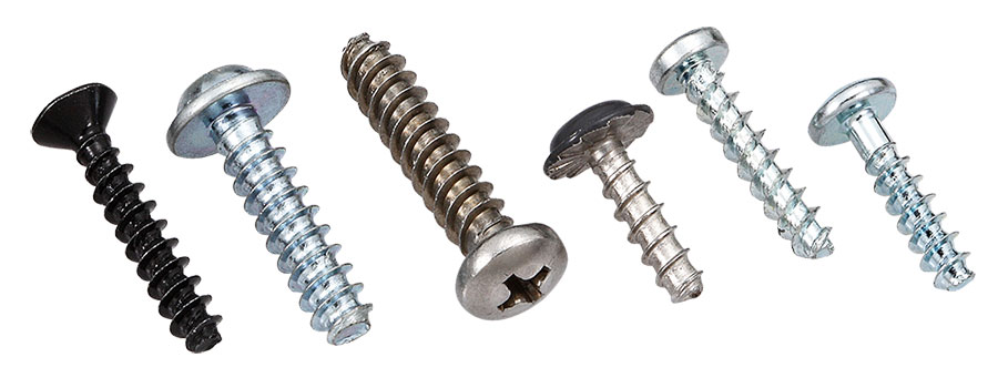 Tornillos para material plástico