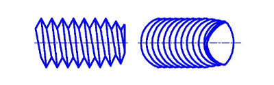 2-3.5 pitches taper point
