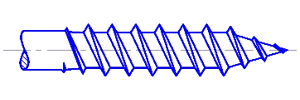 double lead rolled thread