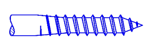 single lead cut thread